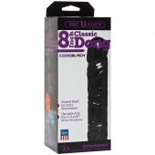 Насадка-фаллоимитатор Vac-U-Lock CodeBlack 8 Inch Classic Dong - 19,3 см. - Doc Johnson - купить с доставкой в Златоусте