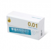 Увлажнённые презервативы Sagami Original 0.01 Extra Lub - 12 шт. - Sagami - купить с доставкой в Златоусте