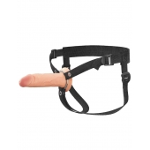 Полый страпон на ремнях 6’’ Hollow Silicone Strap-on - Pipedream - купить с доставкой в Златоусте