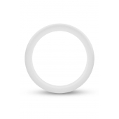 Белое люминесцентное эрекционное кольцо Silicone Glo Cock Ring - Blush Novelties - в Златоусте купить с доставкой