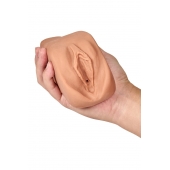 Маструбатор-вагина с вибрацией Soft   Wet Renata Realistic Tan Masturbator - Blush Novelties - в Златоусте купить с доставкой
