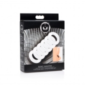 Комплект из 6 прозрачных эрекционных колец Ring Master Custom Ball Stretcher Kit - XR Brands - в Златоусте купить с доставкой