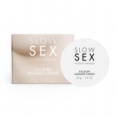 Массажная свеча для всего тела Slow Sex - 50 гр. - Bijoux Indiscrets - купить с доставкой в Златоусте