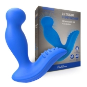Синий вибромассажер простаты 3,5’’ P-spot Massager - 12,5 см. - Erokay - в Златоусте купить с доставкой