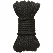 Черная верёвка для связывания и фиксации Bind Tie - 9,14 м. - Doc Johnson - купить с доставкой в Златоусте