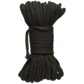 Черная верёвка для связывания и фиксации Bind Tie - 15,24 м. - Doc Johnson - купить с доставкой в Златоусте