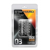 Прозрачная насадка с шипами и шишечками STAY HARD COCK SLEEVE 03 CLEAR - Blush Novelties - в Златоусте купить с доставкой