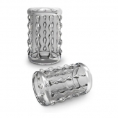 Прозрачная насадка с бороздками STAY HARD COCK SLEEVE 04 CLEAR - Blush Novelties - в Златоусте купить с доставкой
