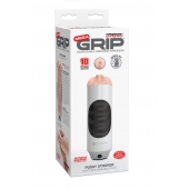 Мастурбатор-вагина Extreme Toyz Mega Grip Vibrating Stroker Mouth - Pipedream - в Златоусте купить с доставкой