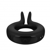 Черное эрекционное кольцо Marry Me Rechargeable Vibrating Cockring - Adrien Lastic - в Златоусте купить с доставкой