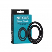 Черное двойное эрекционное кольцо Nexus Enduro Double - Nexus Range - в Златоусте купить с доставкой