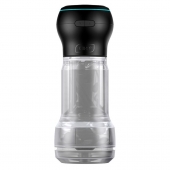 Набор PowerBlow   Feel Pocket Stroker Crystal: мастурбатор и интерактивная насадка - Kiiroo - в Златоусте купить с доставкой