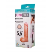 Фаллическая насадка Харнесс UNICOCK 5,5  - 17 см. - LOVETOY (А-Полимер) - купить с доставкой в Златоусте