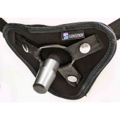 Страпон с 2 насадками и вибрацией UniStrap - 19 и 12 см. - LOVETOY (А-Полимер) - купить с доставкой в Златоусте