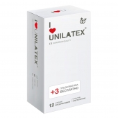 Ультратонкие презервативы Unilatex Ultra Thin - 12 шт. + 3 шт. в подарок - Unilatex - купить с доставкой в Златоусте
