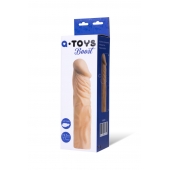 Насадка с ярко выраженной головкой и рельефным стволом - 19 см. - A-toys - в Златоусте купить с доставкой