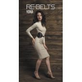 Пояс с клёпками Yona Black - Rebelts - купить с доставкой в Златоусте