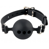 Силиконовый кляп-шар с отверстиями для дыхания Silicone Breathable Ball Gag Small - Pipedream - купить с доставкой в Златоусте
