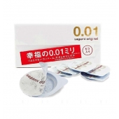 Супер тонкие презервативы Sagami Original 0.01 - 5 шт. - Sagami - купить с доставкой в Златоусте