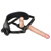 Женский страпон с вагинальной пробкой Woman Strap - 18 см. - LOVETOY (А-Полимер) - купить с доставкой в Златоусте