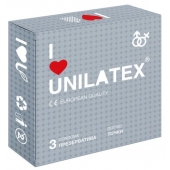 Презервативы с точками Unilatex Dotted - 3 шт. - Unilatex - купить с доставкой в Златоусте