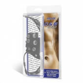 Утяжка на пенис и мошонку Cock Ring With 1.5  Ball Stretcher And Optional Weight Ring - BlueLine - купить с доставкой в Златоусте