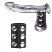 Утяжка на пенис на кнопочках 100% PVC STRAP WITH METAL SNAP - BlueLine - купить с доставкой в Златоусте