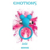 Голубое эрекционное виброколечко Emotions Minnie Breeze - Lola Games - в Златоусте купить с доставкой