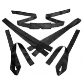 Бондажный набор из сатиновых лент Bordeaux 5 Piece Satin Bondage Set - XR Brands - купить с доставкой в Златоусте