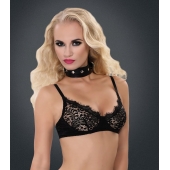 Полиуретановый ошейник с пуклями и D-кольцами Collar with Studs - Blush Novelties - купить с доставкой в Златоусте