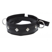 Полиуретановый ошейник с пуклями и D-кольцами Collar with Studs - Blush Novelties - купить с доставкой в Златоусте