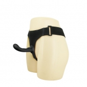 Страпон с изогнутой головкой Ultra Harness Curvy Dildo - 15,8 см. - Baile - купить с доставкой в Златоусте