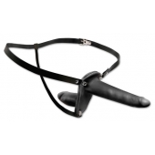 Женский страпон с вагинальной пробкой Double Penetrix Strap-on - 15 см. - Pipedream - купить с доставкой в Златоусте
