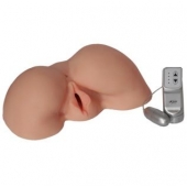 Телесная вибровагина из киберкожи с выносным пультом - LOVETOY (А-Полимер) - в Златоусте купить с доставкой