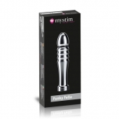 Ребристый фаллоимитатор для электростимуляции Funky Fella Rill Dildo - 13 см. - MyStim - купить с доставкой в Златоусте