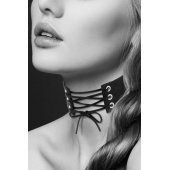 Оригинальный ошейник-чокер со шнуровкой - Bijoux Pour Toi - купить с доставкой в Златоусте
