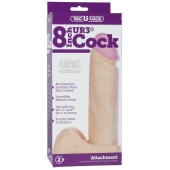 Ультрареалистичная насадка для трусиков Vac-U-Lock 8  ULTRASKYN Cock - 20,57 см. - Doc Johnson - купить с доставкой в Златоусте