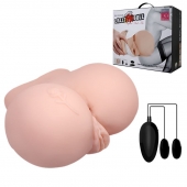 Вагина и анус с вибрацией CrazyBull Vagina and Ass - Baile - в Златоусте купить с доставкой