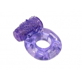 Фиолетовое эрекционное кольцо с вибрацией Rings Axle-pin - Lola Games - в Златоусте купить с доставкой