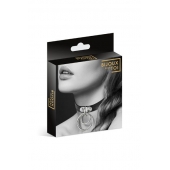Черный чокер с двумя кольцами - Bijoux Pour Toi - купить с доставкой в Златоусте