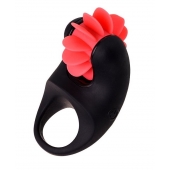 Чёрно-красное эрекционное виброкольцо Erotist - Erotist Adult Toys - в Златоусте купить с доставкой