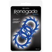 Набор из 3 синих эрекционных колец Renegade Gears - NS Novelties - в Златоусте купить с доставкой