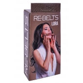 Кляп-трензель Lora с металлическими кольцами - Rebelts - купить с доставкой в Златоусте