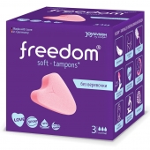 Женские гигиенические тампоны без веревочки FREEDOM normal - 3 шт. - Freedom - купить с доставкой в Златоусте
