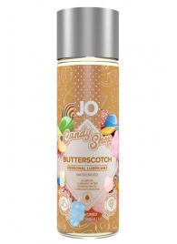 Смазка на водной основе Candy Shop Butterscotch с ароматом ирисок - 60 мл. - System JO - купить с доставкой в Златоусте