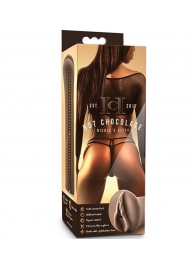 Коричневый мастубратор-вагина Nicole s Kitty - Blush Novelties - в Златоусте купить с доставкой
