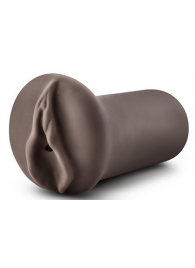 Коричневый мастубратор-вагина Nicole s Kitty - Blush Novelties - в Златоусте купить с доставкой