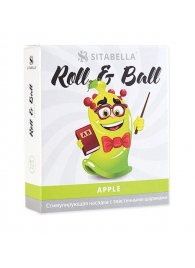 Стимулирующий презерватив-насадка Roll   Ball Apple - Sitabella - купить с доставкой в Златоусте