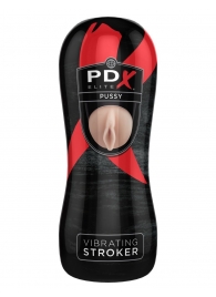 Мастурбатор-вагина Vibrating Pussy Stroker с вибрацией - Pipedream - в Златоусте купить с доставкой