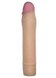 Телесная насадка-удлинитель из неоскин - 19,5 см. - LOVETOY (А-Полимер) - в Златоусте купить с доставкой